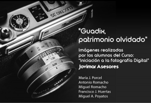 Exposición de fotografía digital en Guadix