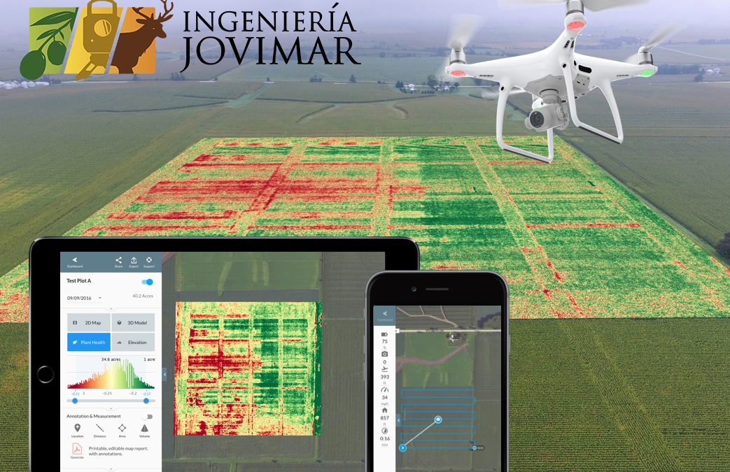 El uso de drones en la agricultura y topografía