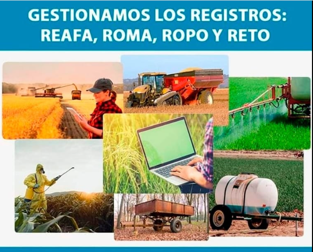 GESTIONAMOS LOS REGISTROS: REAFA, ROMA, ROPO Y RETO