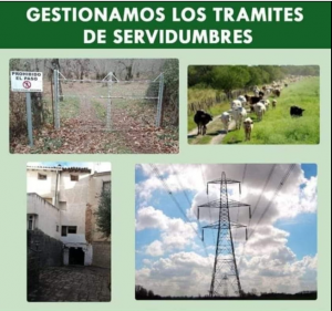 trámites de servidumbre