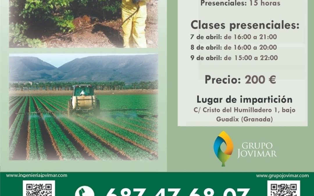 CURSO APLICADOR DE FITOSANITARIOS NIVEL CUALIFICADO ON LINE
