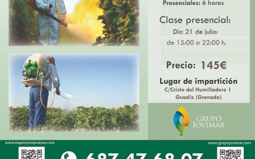 CURSO BÁSICO DE APLICADOR DE FITOSANITARIOS (ONLINE)