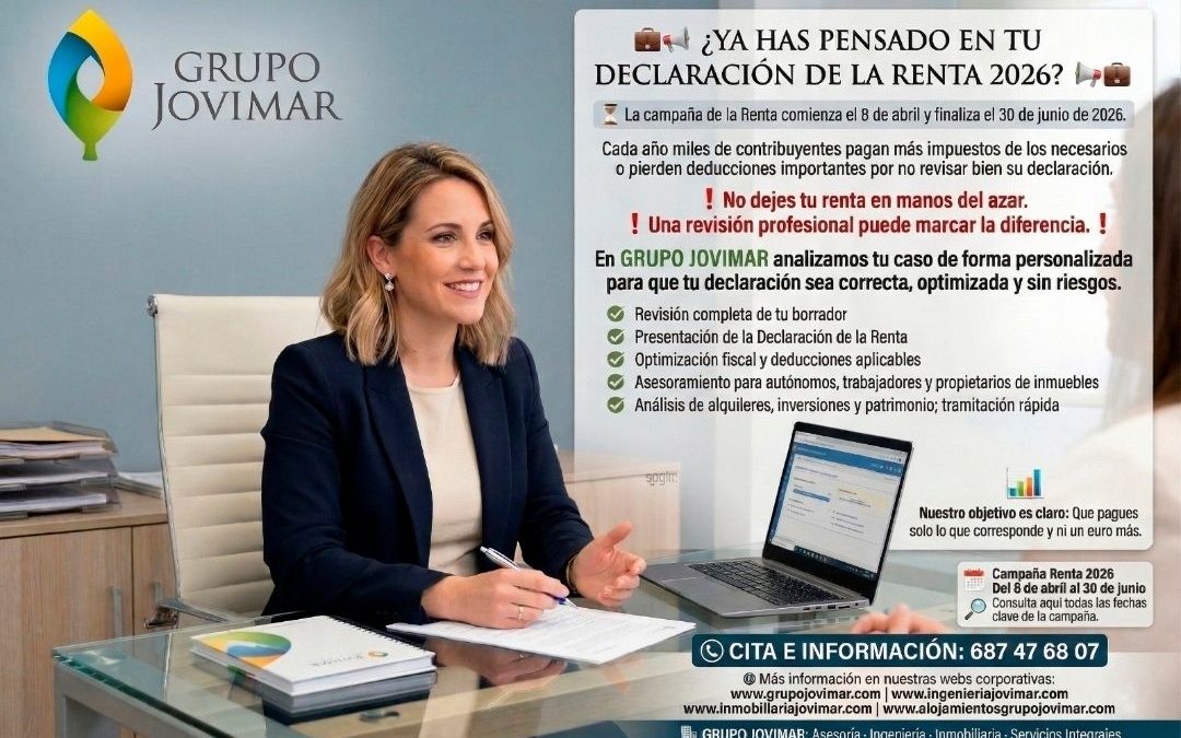 ¿YA HAS PENSADO EN TU DECLARACIÓN DE LA RENTA 2026?